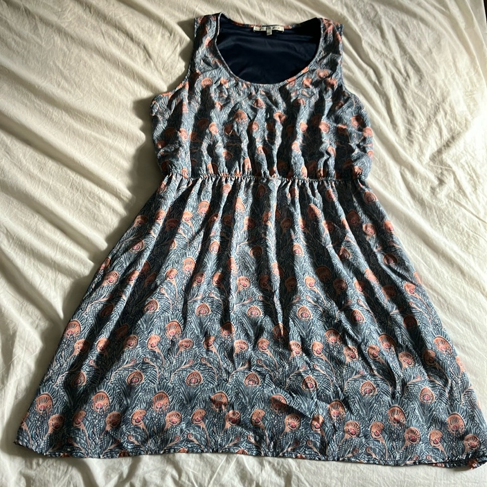 Daniel Rainn Peacock Dress